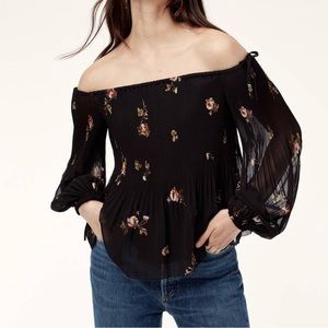 ARITZIA | WILFRED | Talence Off the Shoulder Blouse | Size Small